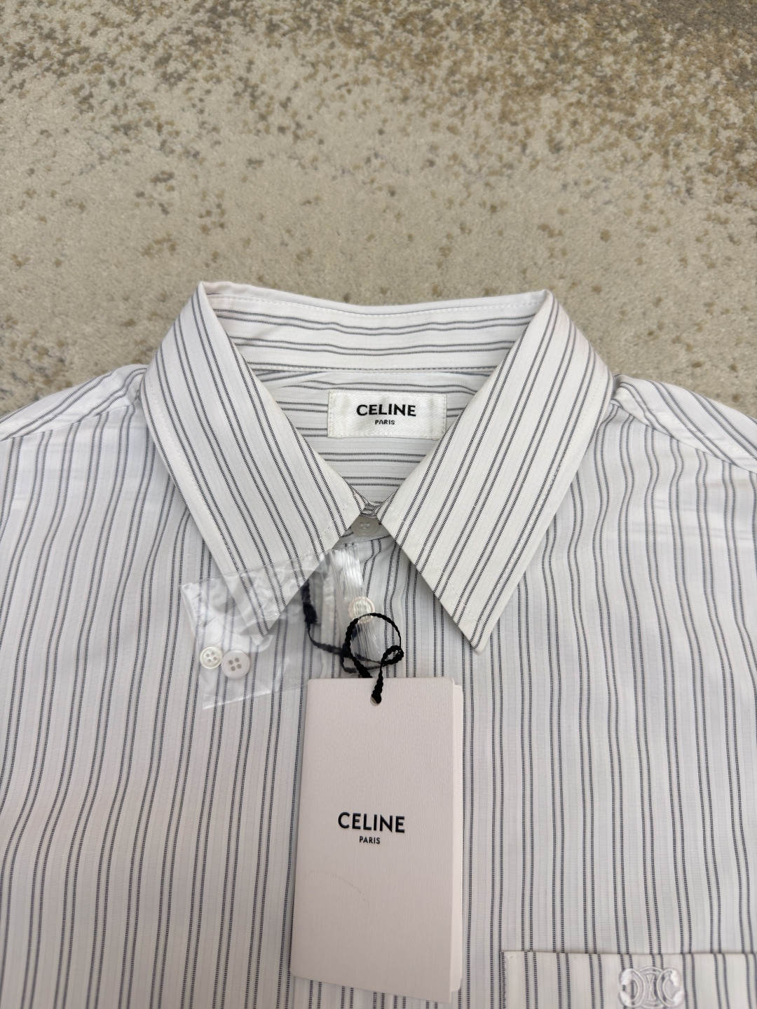 [Copy]CELINE 赛琳 羊毛标识格子衬衫 外套 长袖 B0 RC07H0H06-07RU