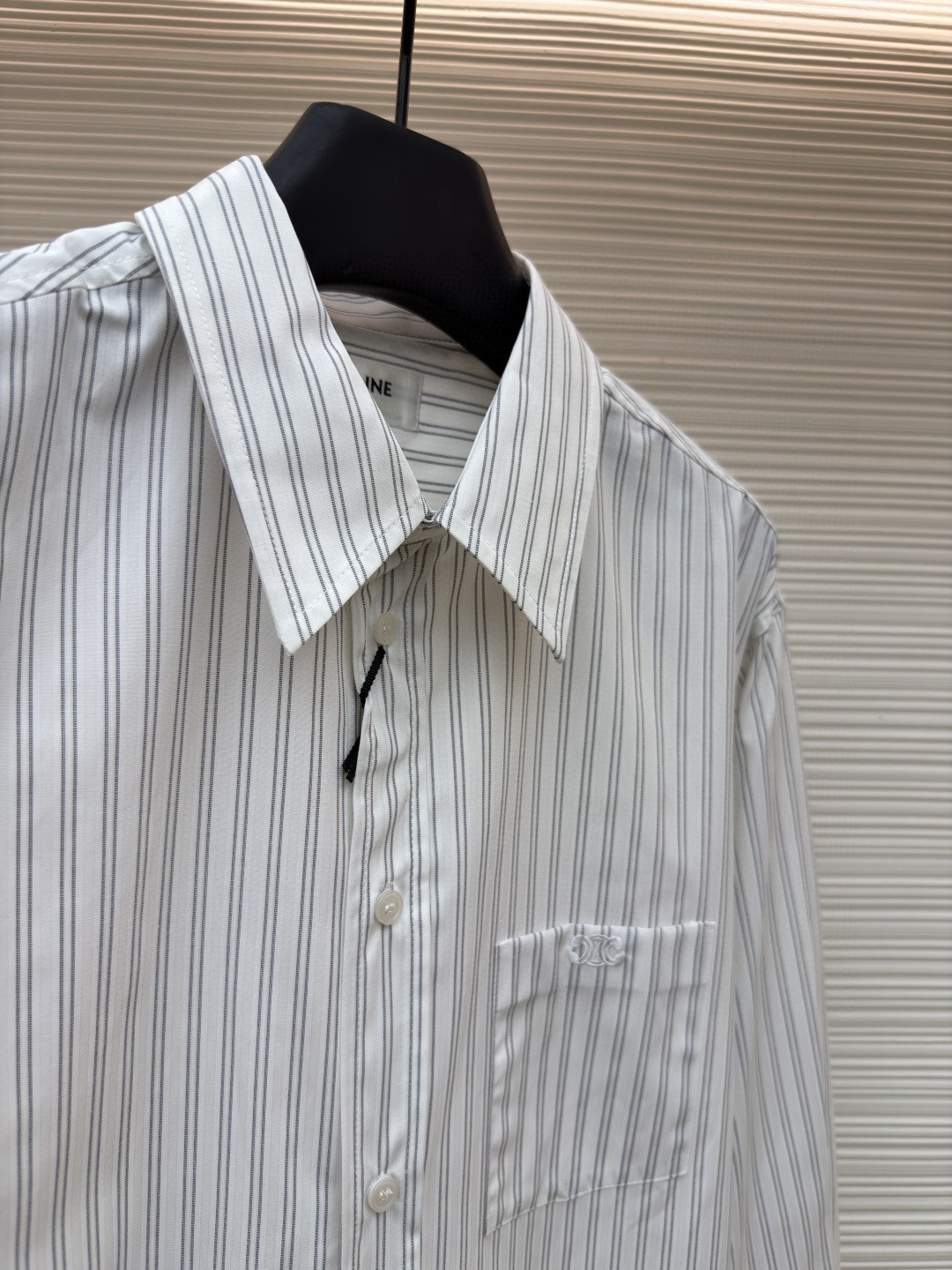 [Copy]CELINE 赛琳 羊毛标识格子衬衫 外套 长袖 B0 RC07H0H06-07RU