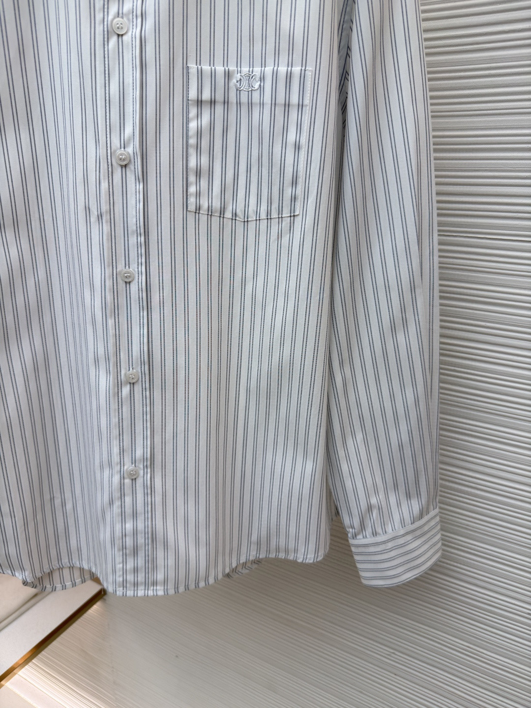 [Copy]CELINE 赛琳 羊毛标识格子衬衫 外套 长袖 B0 RC07H0H06-07RU