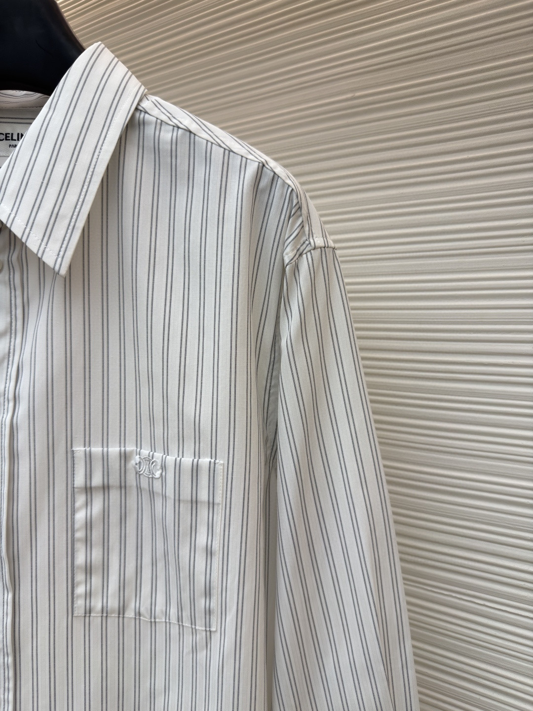 [Copy]CELINE 赛琳 羊毛标识格子衬衫 外套 长袖 B0 RC07H0H06-07RU