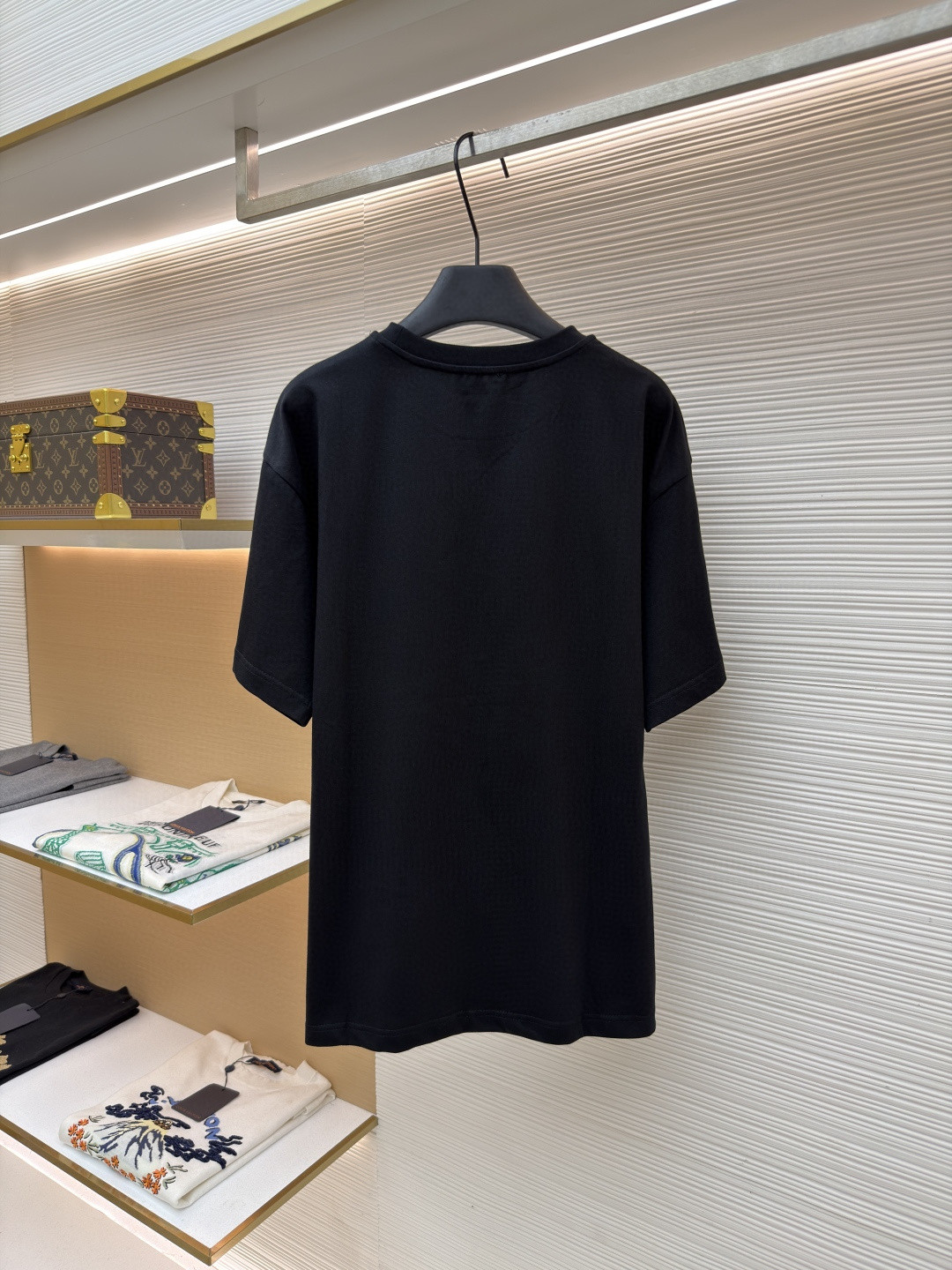 CELINE 赛琳 马车印花圆领短袖 T恤 夏款 黑色 白色 A0 RX0LB1242-01OK