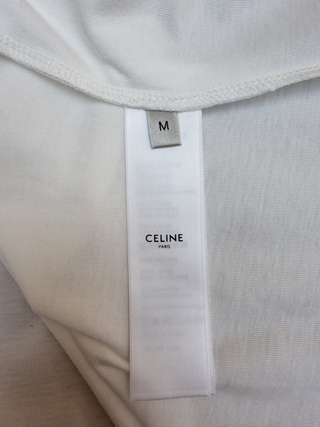 CELINE 赛琳 马车印花圆领短袖 T恤 夏款 黑色 白色 A0 RX0LB1242-01OK