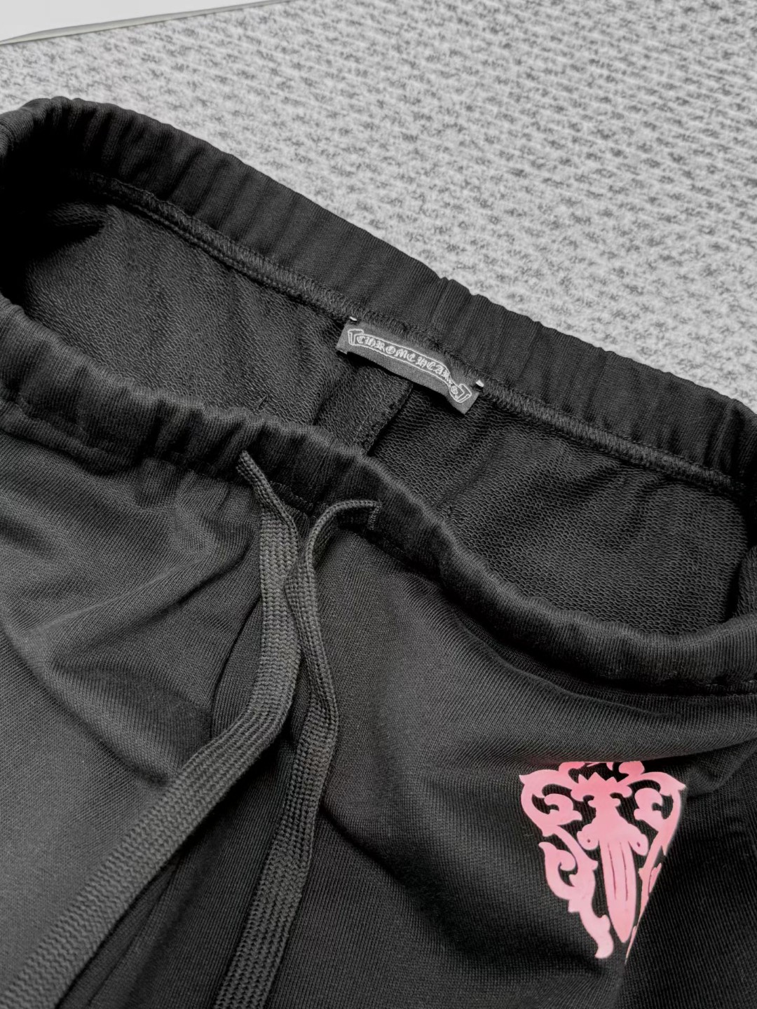 Chrome Hearts 克罗心 Deadlydoll 联名款 松紧腰卫裤 休闲裤 裤子 长裤 运动裤 女款 黑色 B0