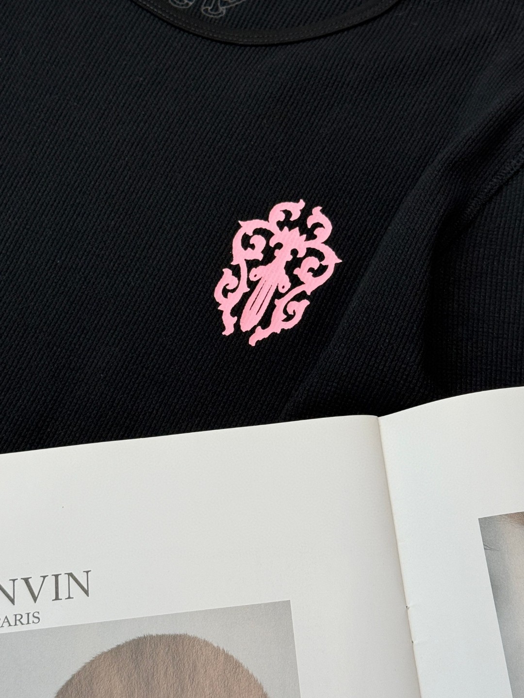 Chrome Hearts 克罗心 Deadlydoll 联名款 华夫格女神长袖T恤 打底衫 女款 白色 黑色 A5