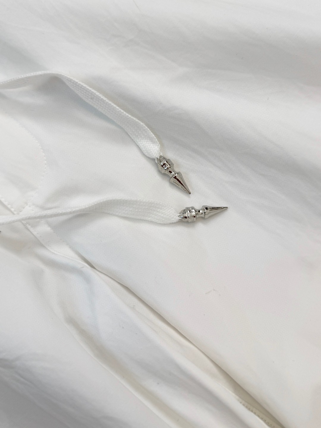 Chrome Hearts 克罗心 彩色皮袖十字架抽绳松紧腰休闲裤 裤子 长裤 运动裤 夏季 女款 黑色 白色 B0