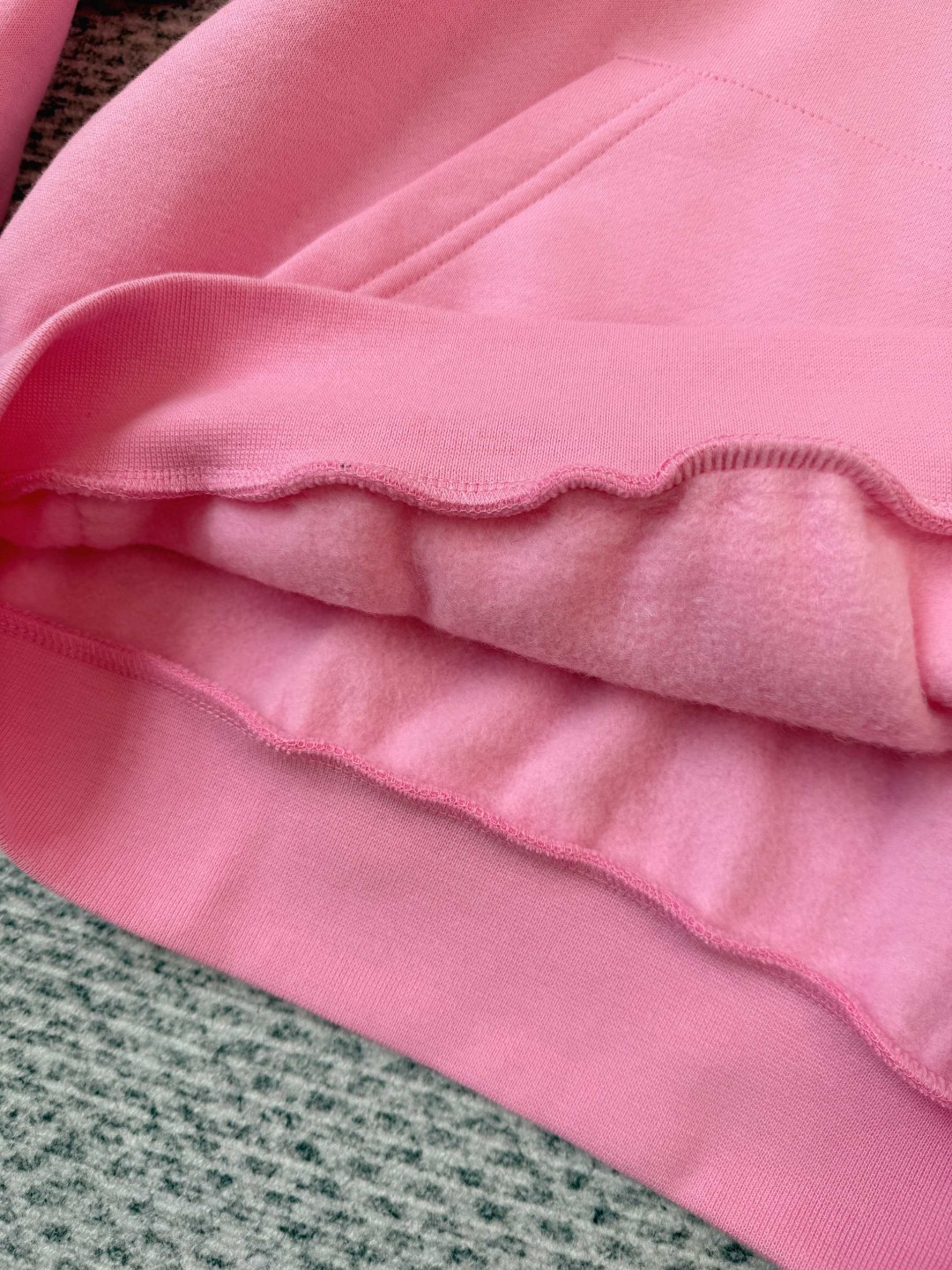 Chrome Hearts 克罗心 梵文印花抓绒连帽卫衣 外套 粉色 B0