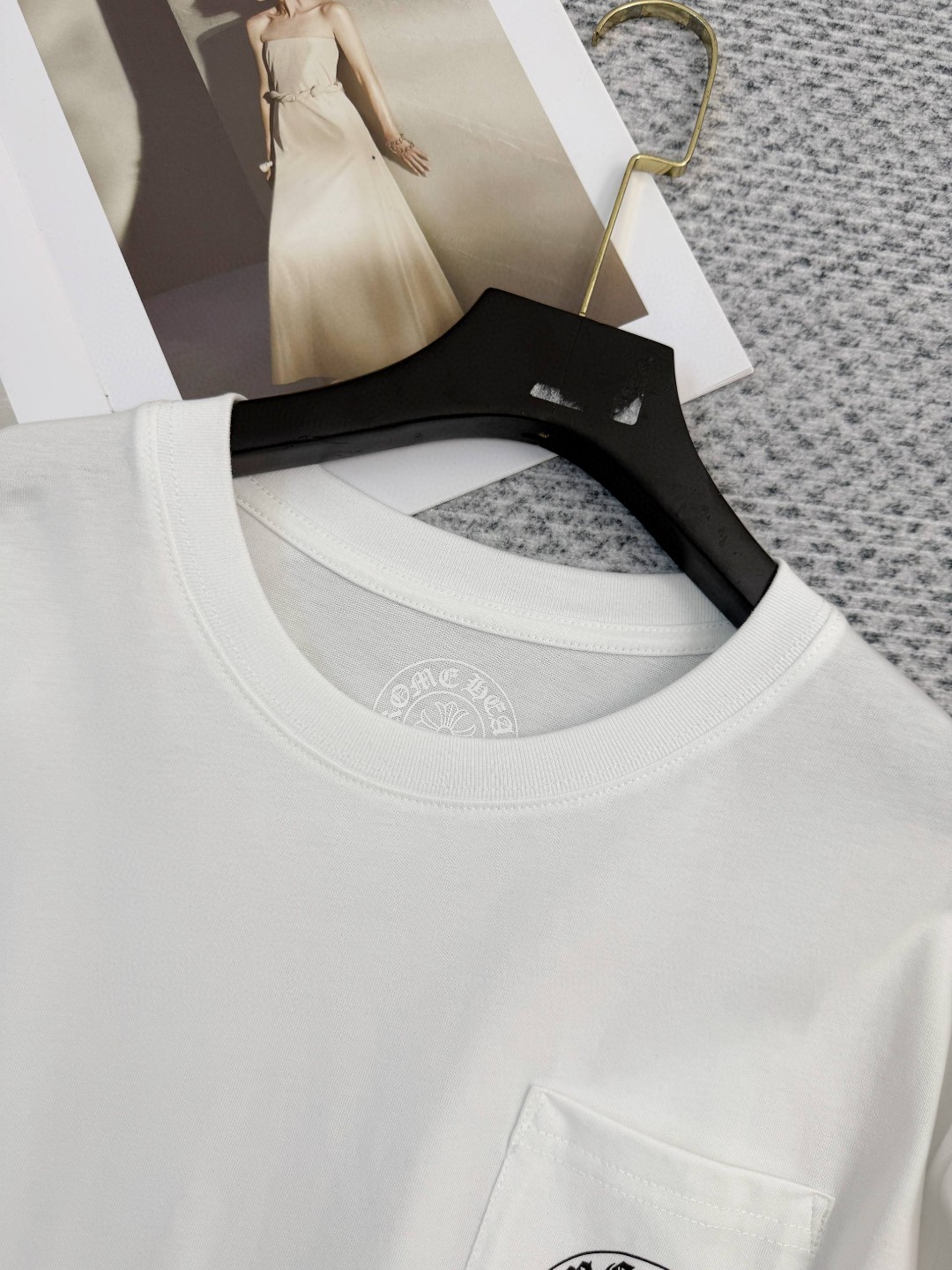 Chrome Hearts 克罗心 克罗心鸾花长袖T恤 打底衫 女款 白色 黑色 A5