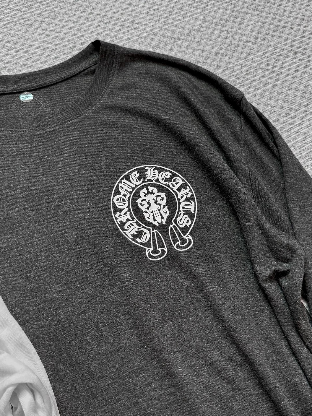 Chrome Hearts 克罗心 国旗长袖T恤 打底衫 女款 深灰色 A5