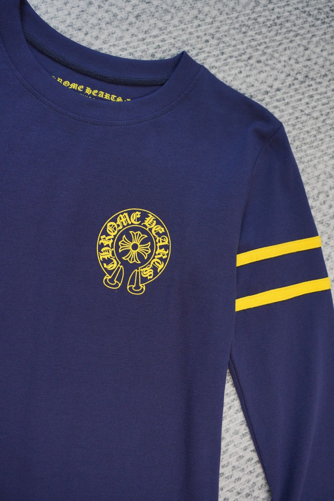 Chrome Hearts 克罗心 后背33数字印花长袖T恤 打底衫 女款 蓝色 A5