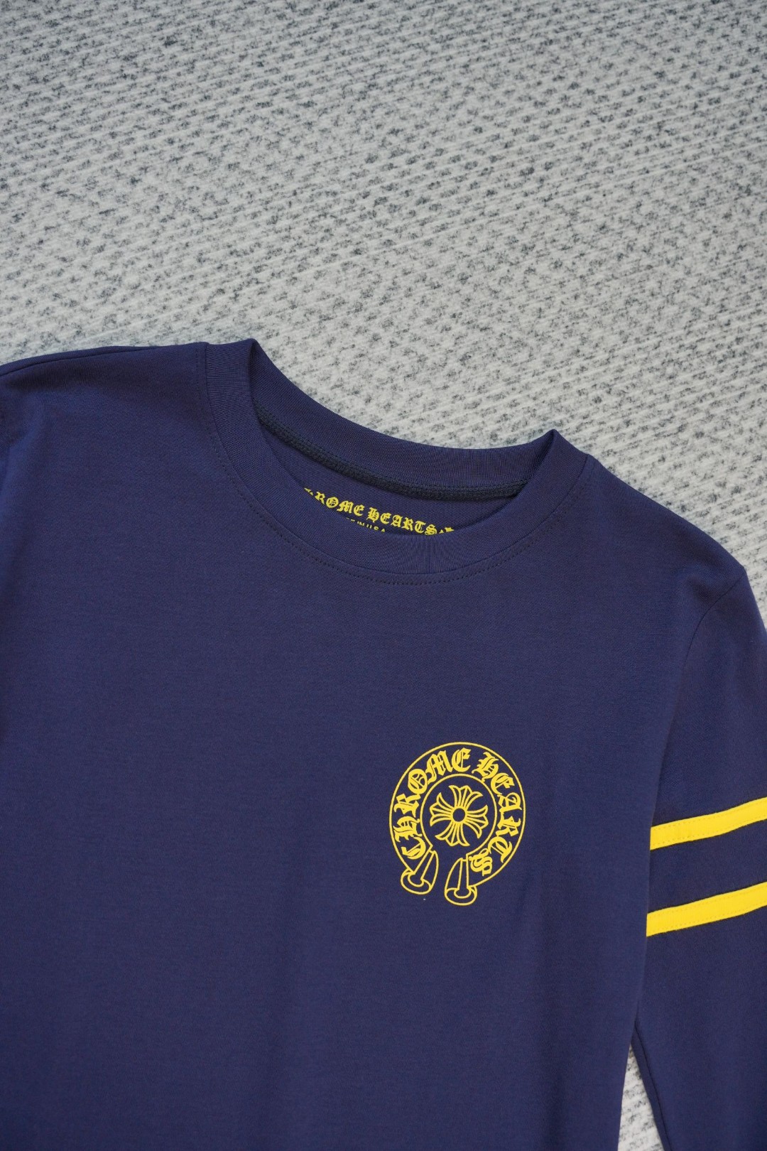 Chrome Hearts 克罗心 后背33数字印花长袖T恤 打底衫 女款 蓝色 A5