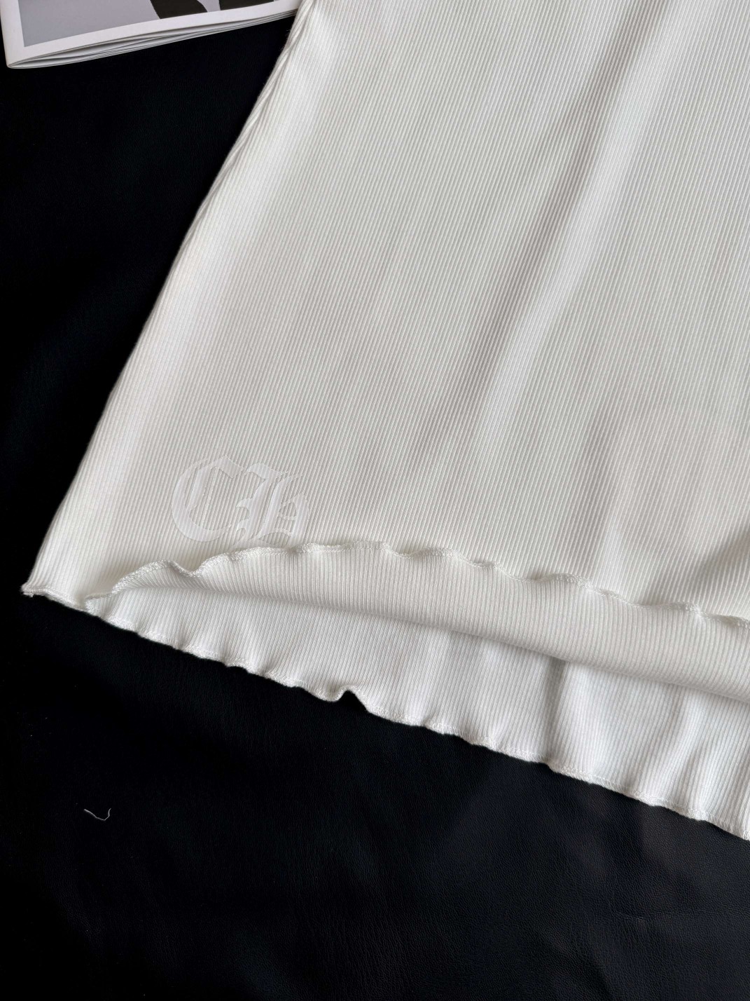 Chrome Hearts 克罗心 爱心印花背心连衣裙 女款 白色 A2