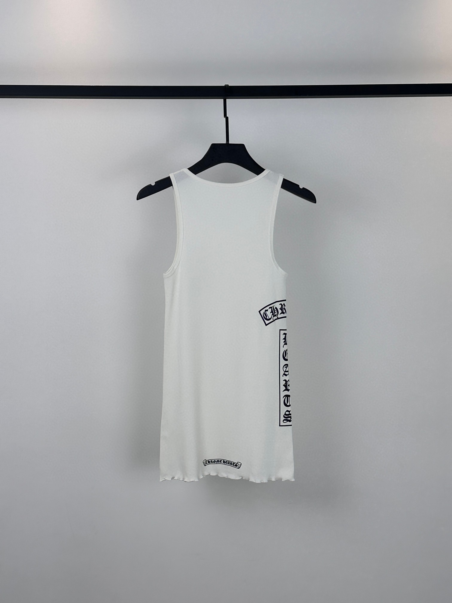 Chrome Hearts 克罗心 梵文印花背心连衣裙 女款 白色 A2