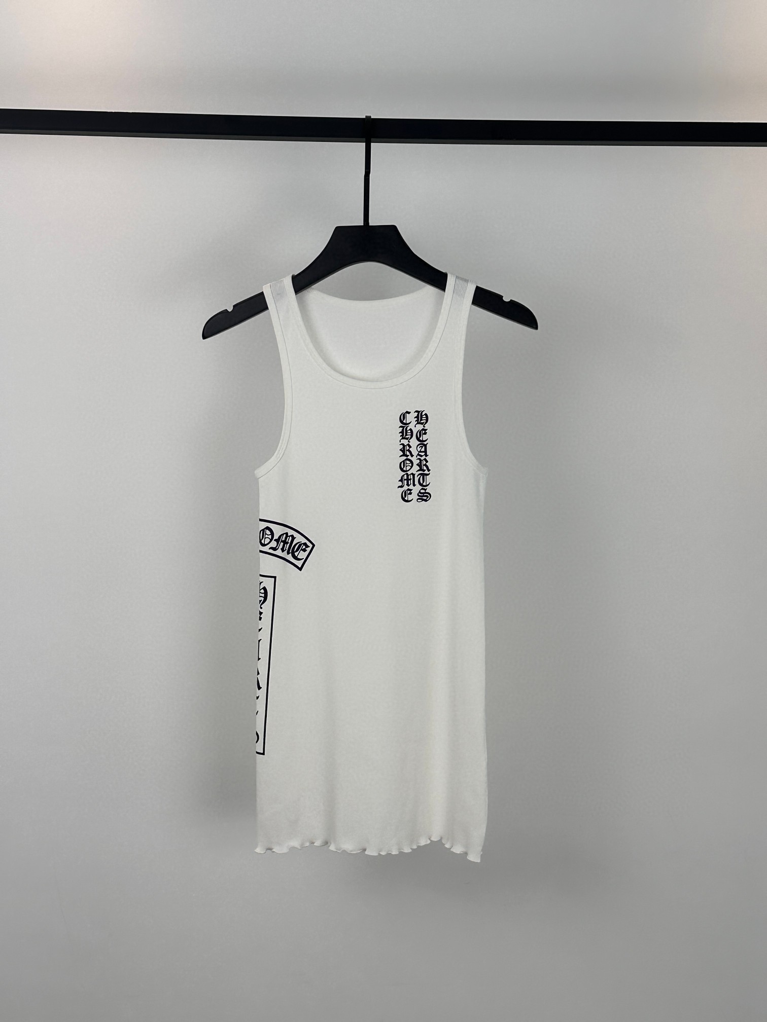 Chrome Hearts 克罗心 梵文印花背心连衣裙 女款 白色 A2