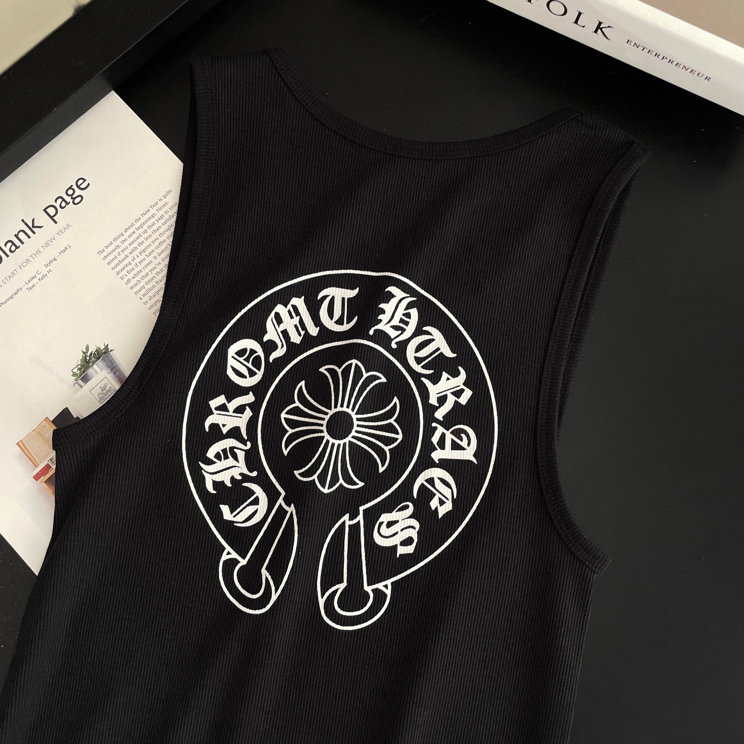 Chrome Hearts 克罗心 马蹄印花背心连衣裙 黑色 A2