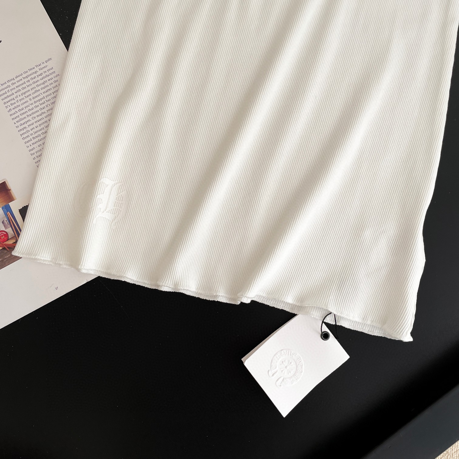 Chrome Hearts 克罗心 马蹄印花背心连衣裙 白色 A0