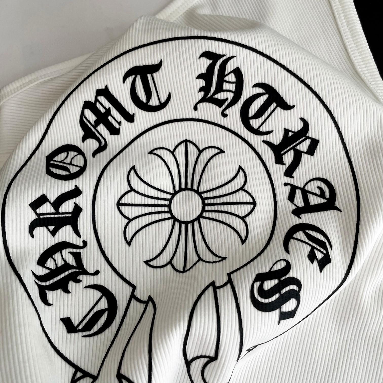 Chrome Hearts 克罗心 马蹄印花背心连衣裙 白色 A0