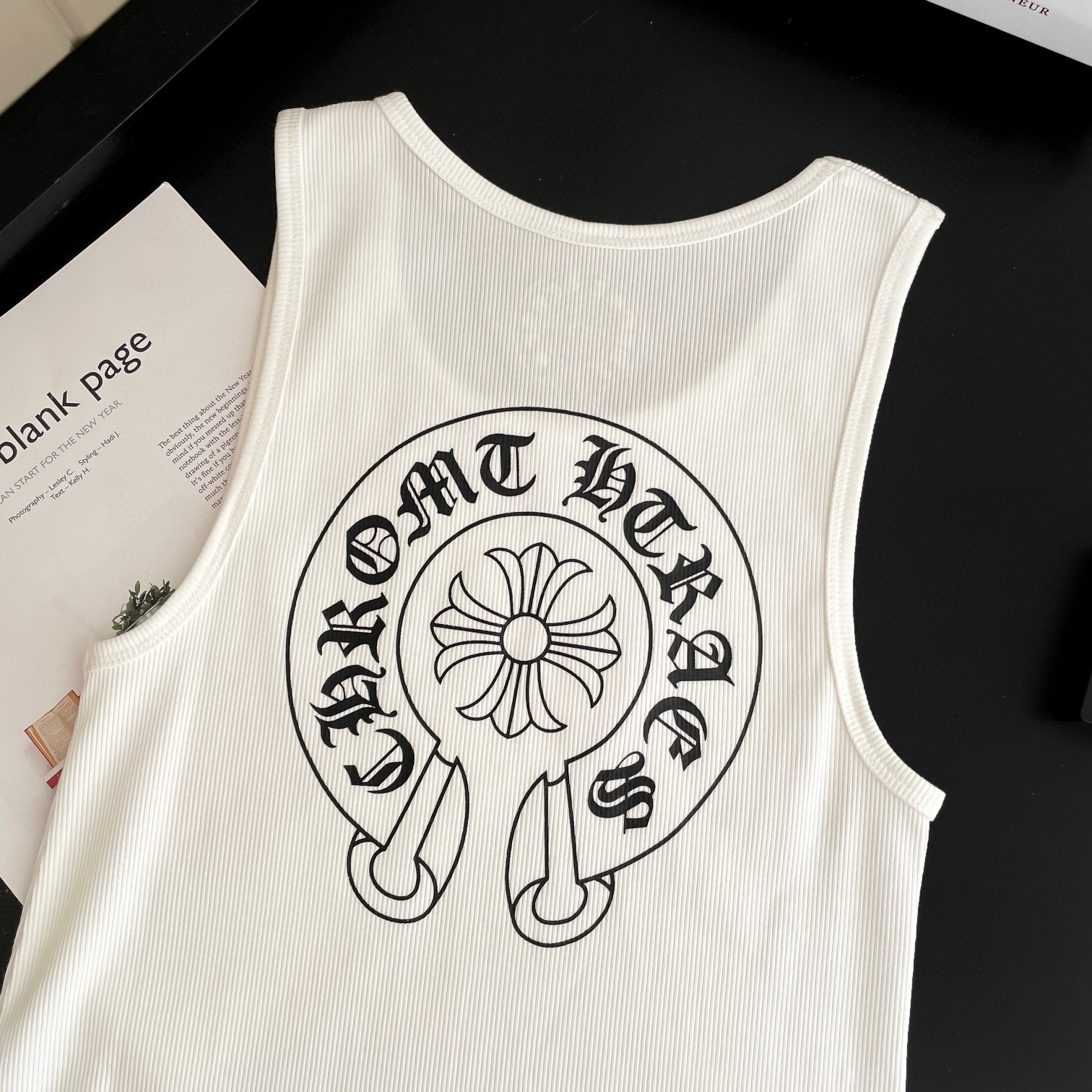 Chrome Hearts 克罗心 马蹄印花背心连衣裙 白色 A0