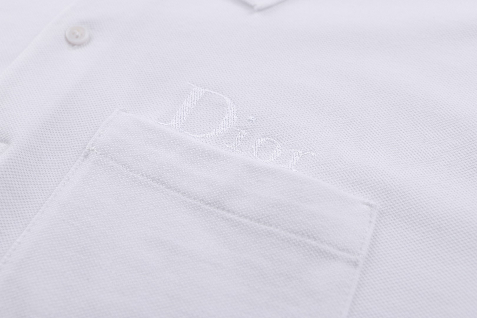 DIOR 迪奥 棉质珠地刺绣polo衫 T恤 短袖 夏季 白色 灰色 A2 683J820A3040-C080
