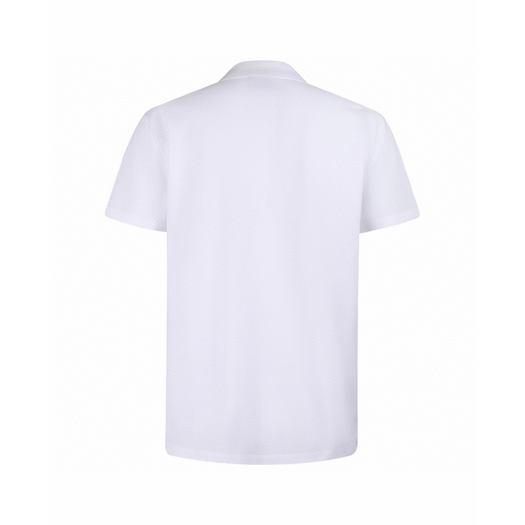 DIOR 迪奥 棉质珠地刺绣polo衫 T恤 短袖 夏季 白色 灰色 A2 683J820A3040-C080