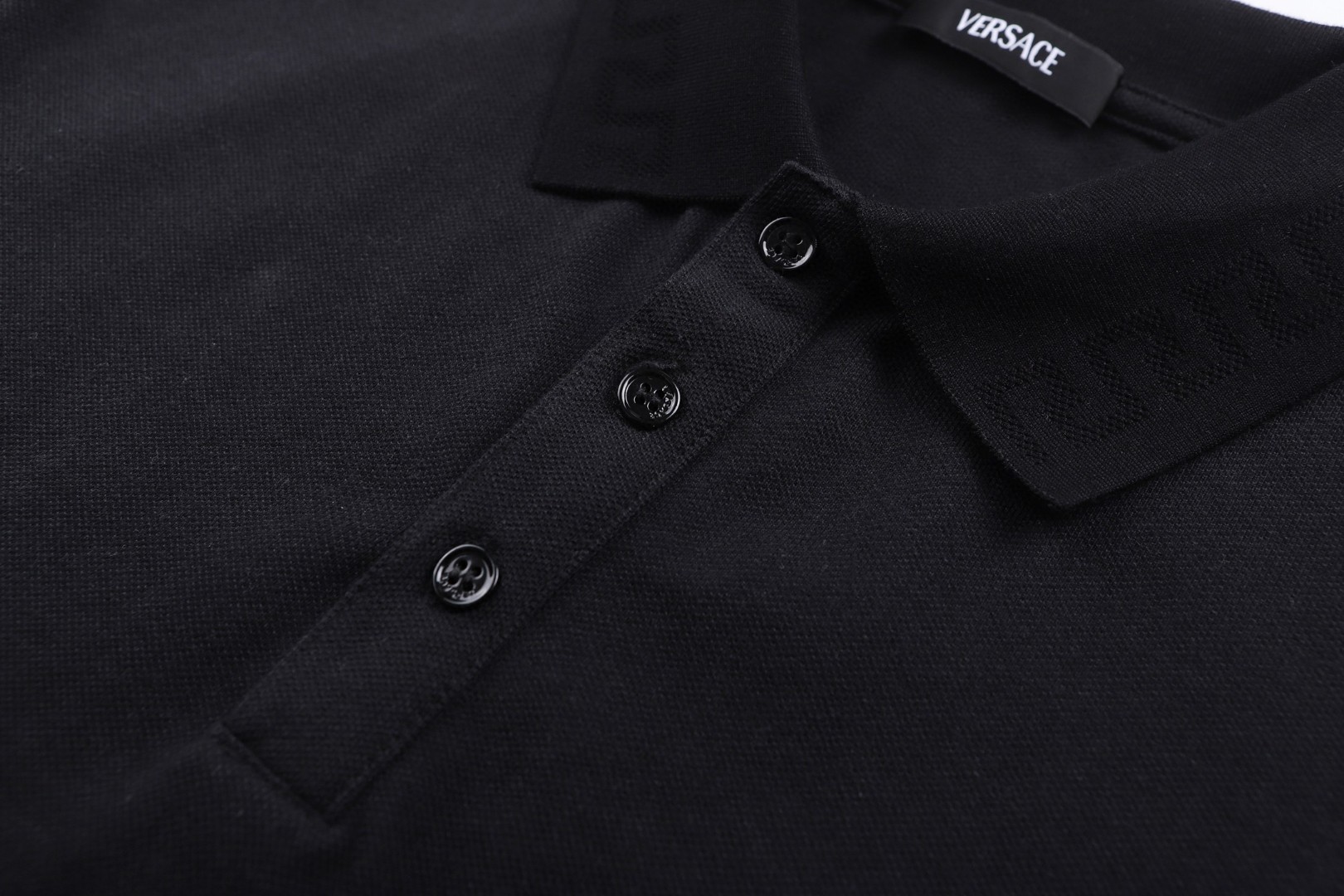 Versace 范思哲 标识刺绣Polo衫 短袖 T恤 夏款 白色 蓝色 黑色 A2 1013906-1A15694-1W000