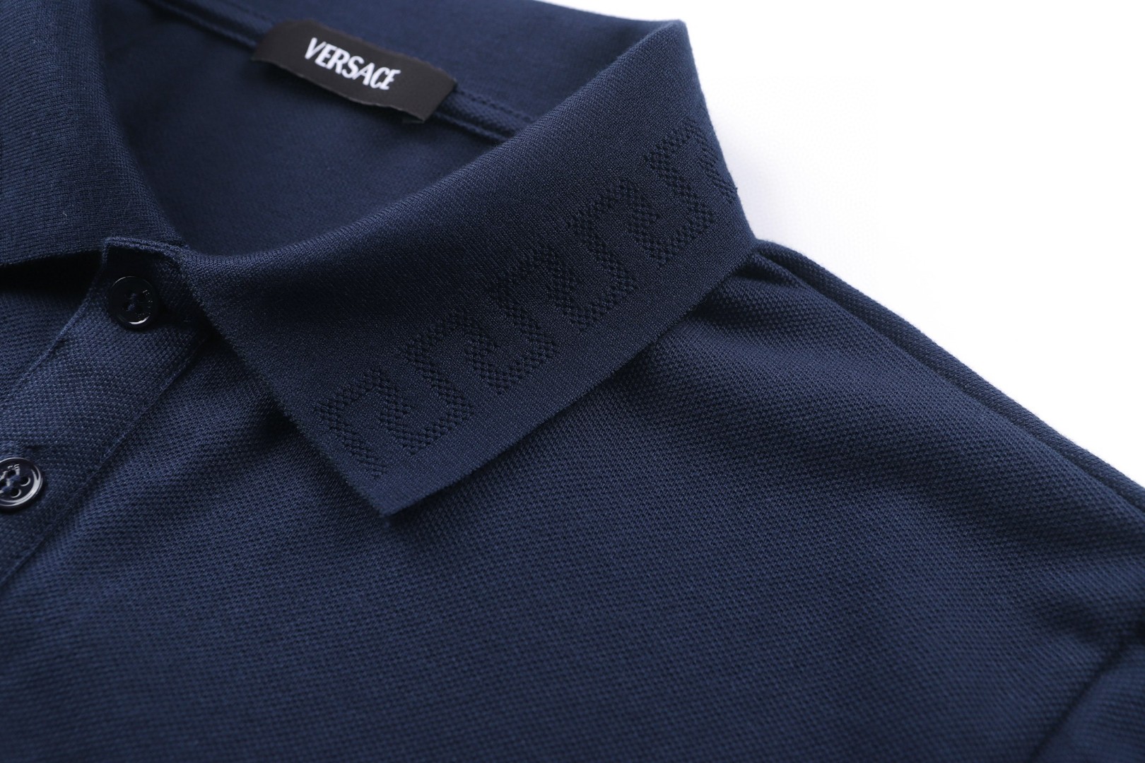 Versace 范思哲 标识刺绣Polo衫 短袖 T恤 夏款 白色 蓝色 黑色 A2 1013906-1A15694-1W000