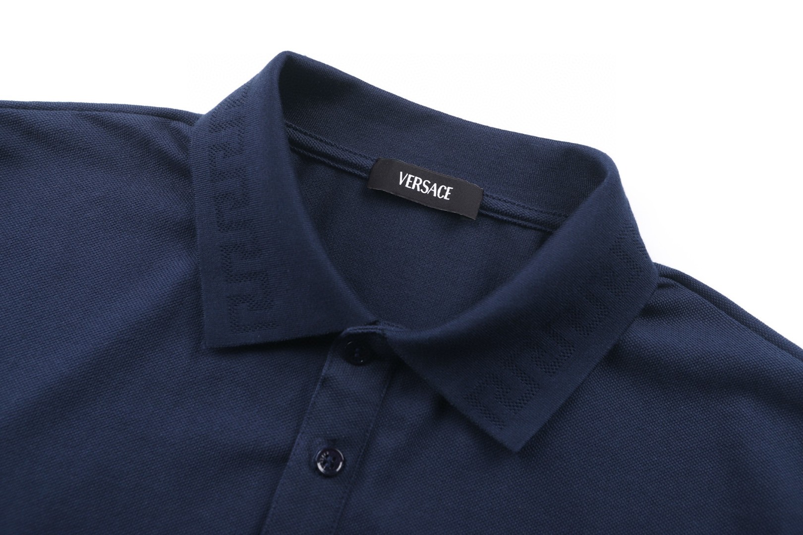 Versace 范思哲 标识刺绣Polo衫 短袖 T恤 夏款 白色 蓝色 黑色 A2 1013906-1A15694-1W000