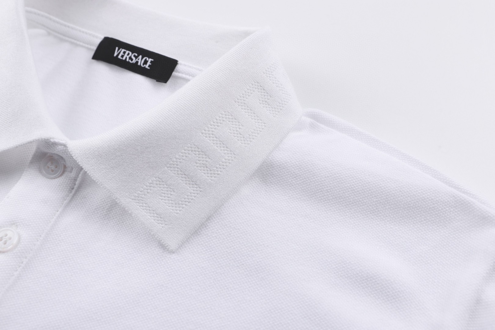 Versace 范思哲 标识刺绣Polo衫 短袖 T恤 夏款 白色 蓝色 黑色 A2 1013906-1A15694-1W000