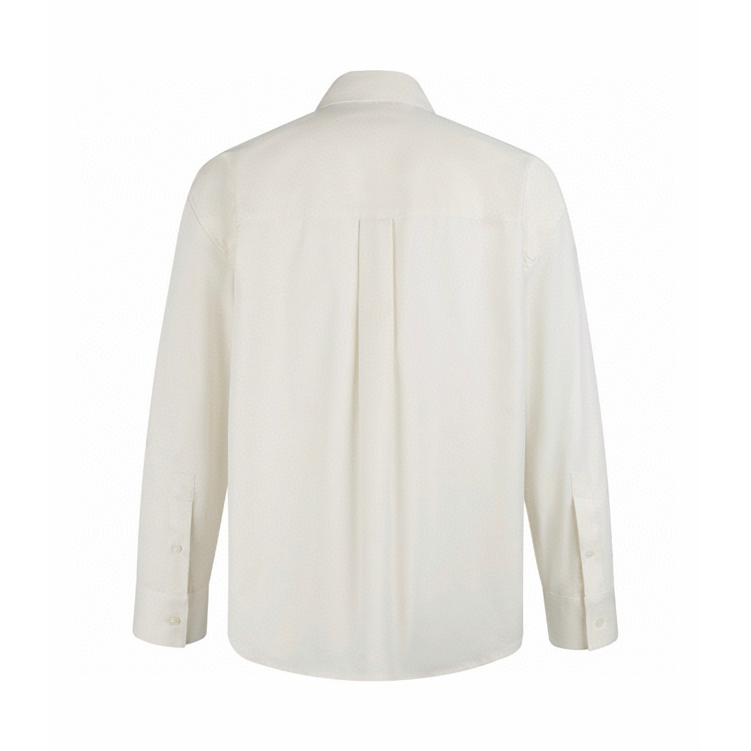 Loewe 罗意威 双色刺绣logo贴袋长袖衬衫 外套 B0 H526Y05XAN-2370