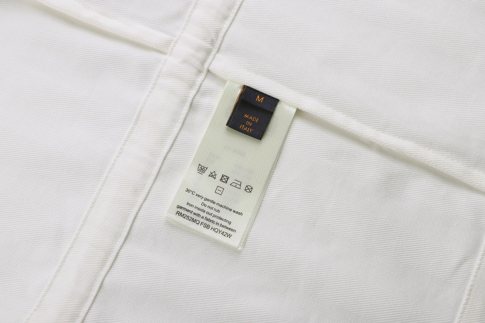 LOUIS VUITTON 路易威登 标识提花夹克式衬衫 外套 白色 B5 1AJUK5