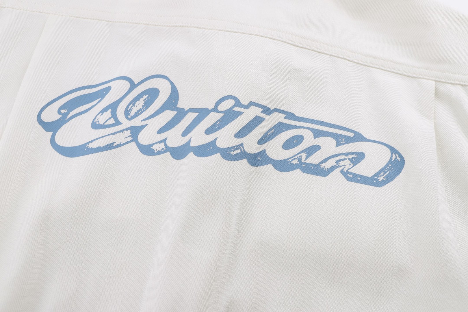 LOUIS VUITTON 路易威登 标识提花夹克式衬衫 外套 白色 B5 1AJUK5