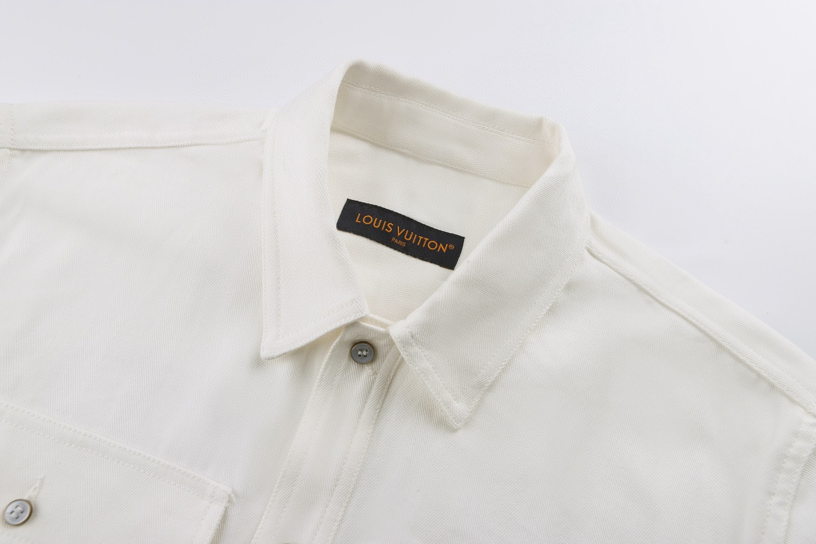 LOUIS VUITTON 路易威登 标识提花夹克式衬衫 外套 白色 B5 1AJUK5