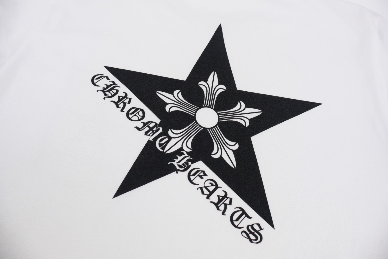 Chrome Hearts 克罗心 五角星长袖T恤 卫衣 T恤 打底衫 套头 白色 黑色 A5