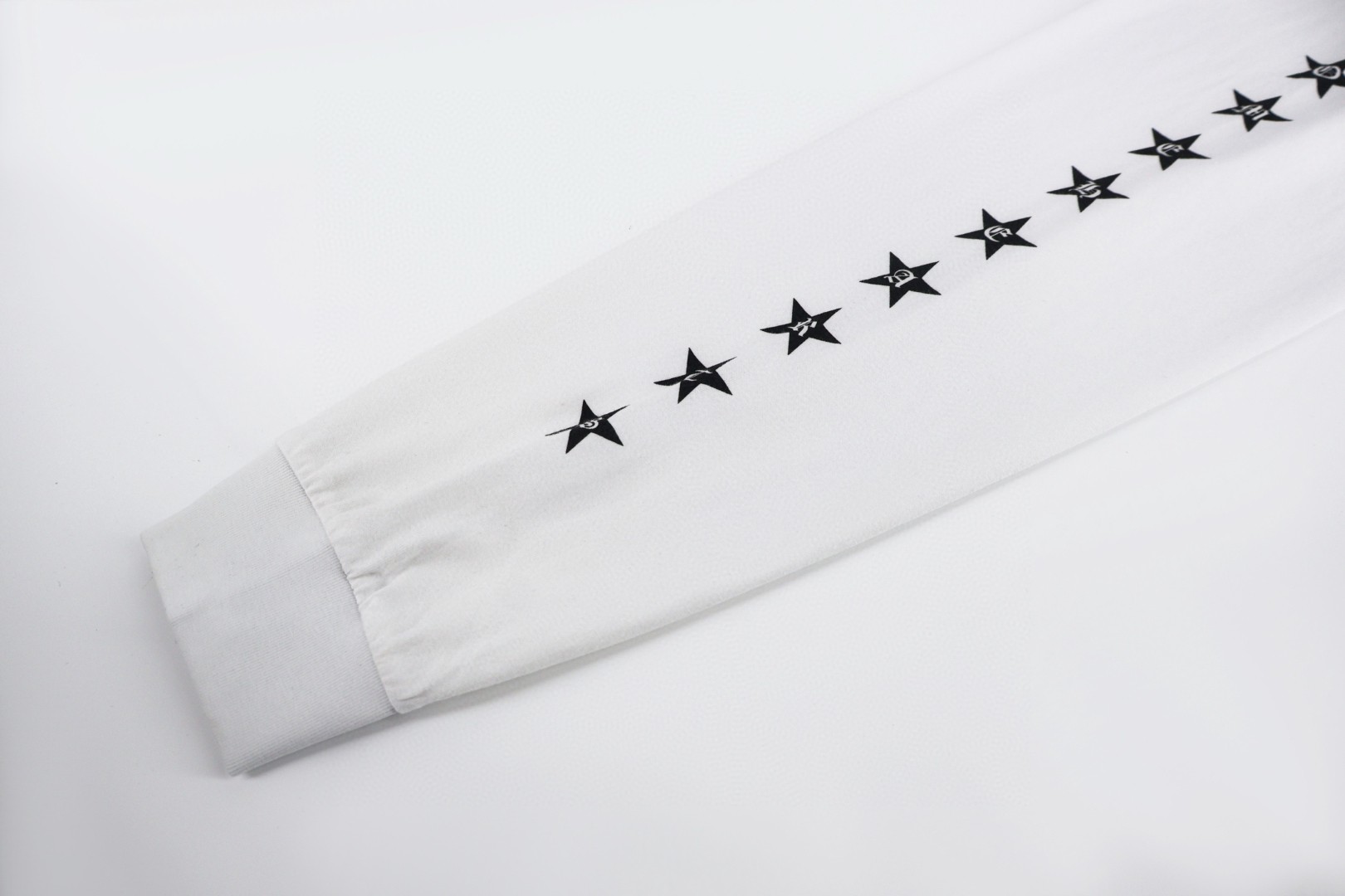 Chrome Hearts 克罗心 五角星长袖T恤 卫衣 T恤 打底衫 套头 白色 黑色 A5