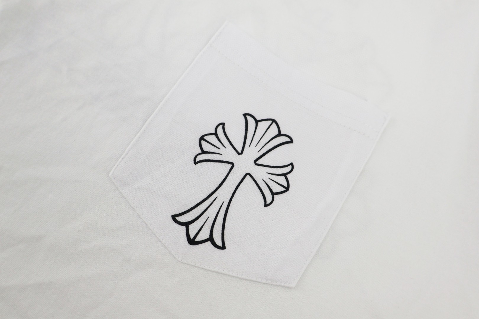 Chrome Hearts 克罗心 口袋十字架长袖T恤 卫衣 T恤 打底衫 套头 白色 黑色 A5