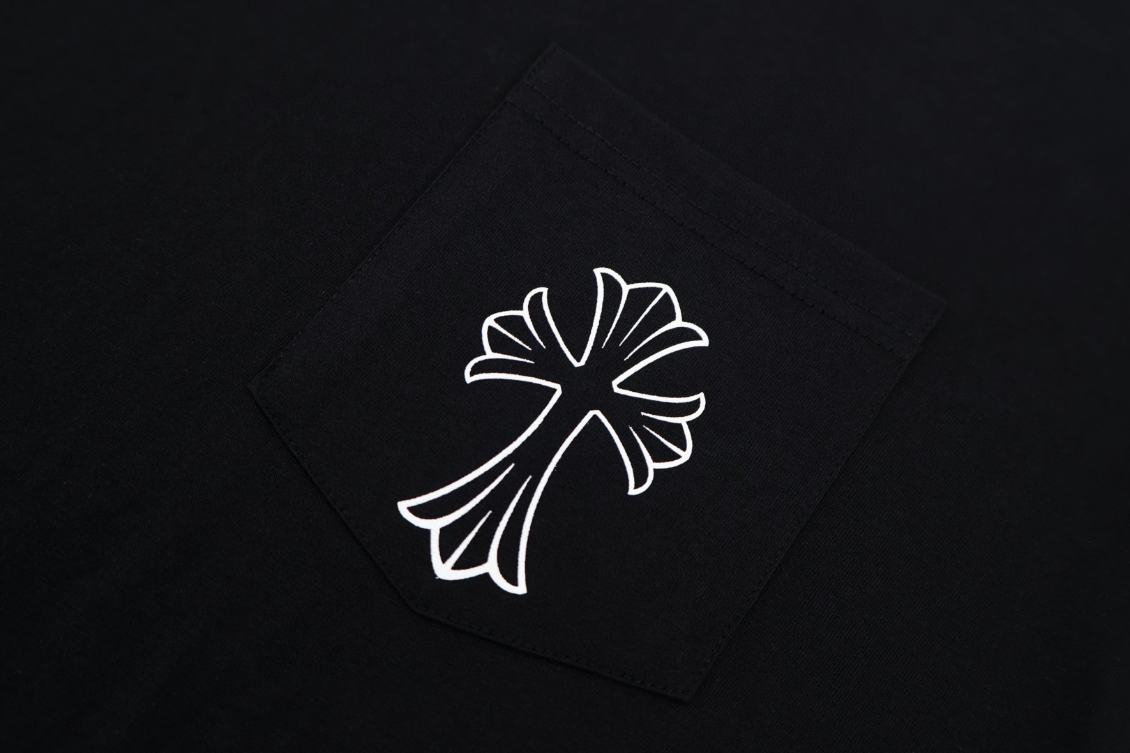 Chrome Hearts 克罗心 口袋十字架长袖T恤 卫衣 T恤 打底衫 套头 白色 黑色 A5