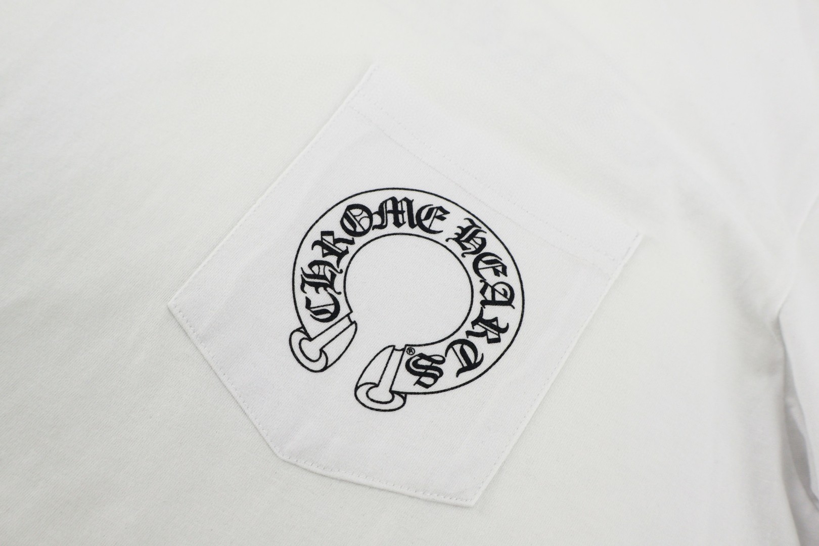 Chrome Hearts 克罗心 口袋马蹄长袖T恤 卫衣 T恤 打底衫 套头 白色 黑色 A5