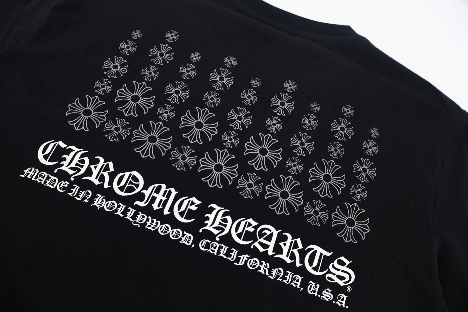 Chrome Hearts 克罗心 满天星长袖T恤 卫衣 T恤 打底衫 套头 白色 黑色 A5