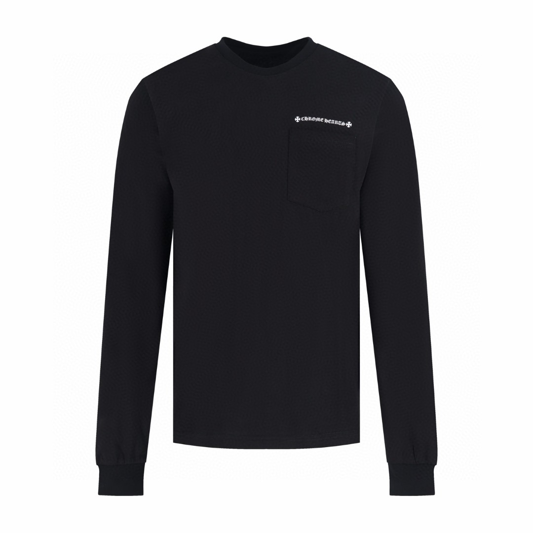 Chrome Hearts 克罗心 满天星长袖T恤 卫衣 T恤 打底衫 套头 白色 黑色 A5