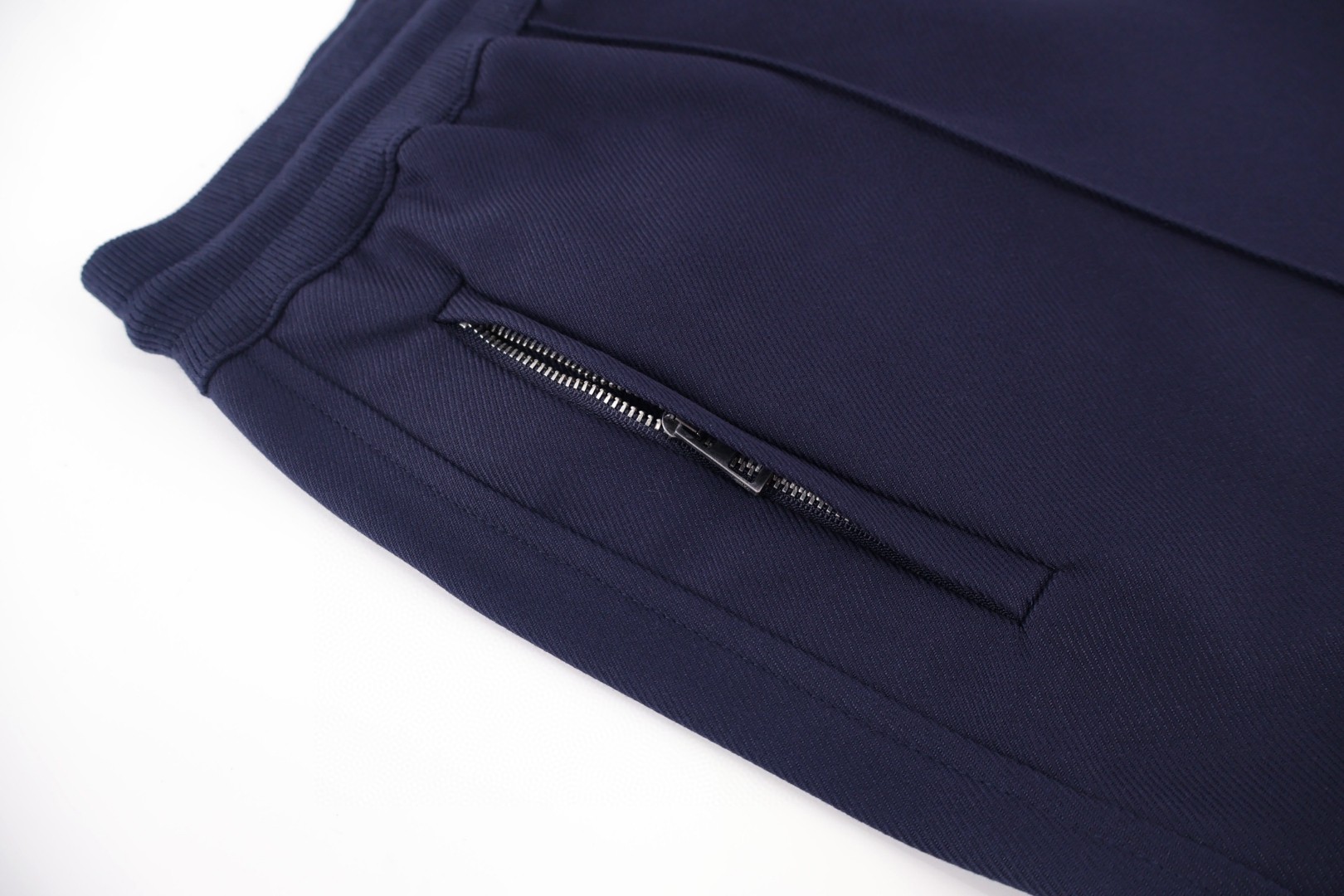 Loewe 罗意威 羊毛混纺松紧腰休闲裤 长裤 裤子 海军蓝 B5 H526Y04WII-5190