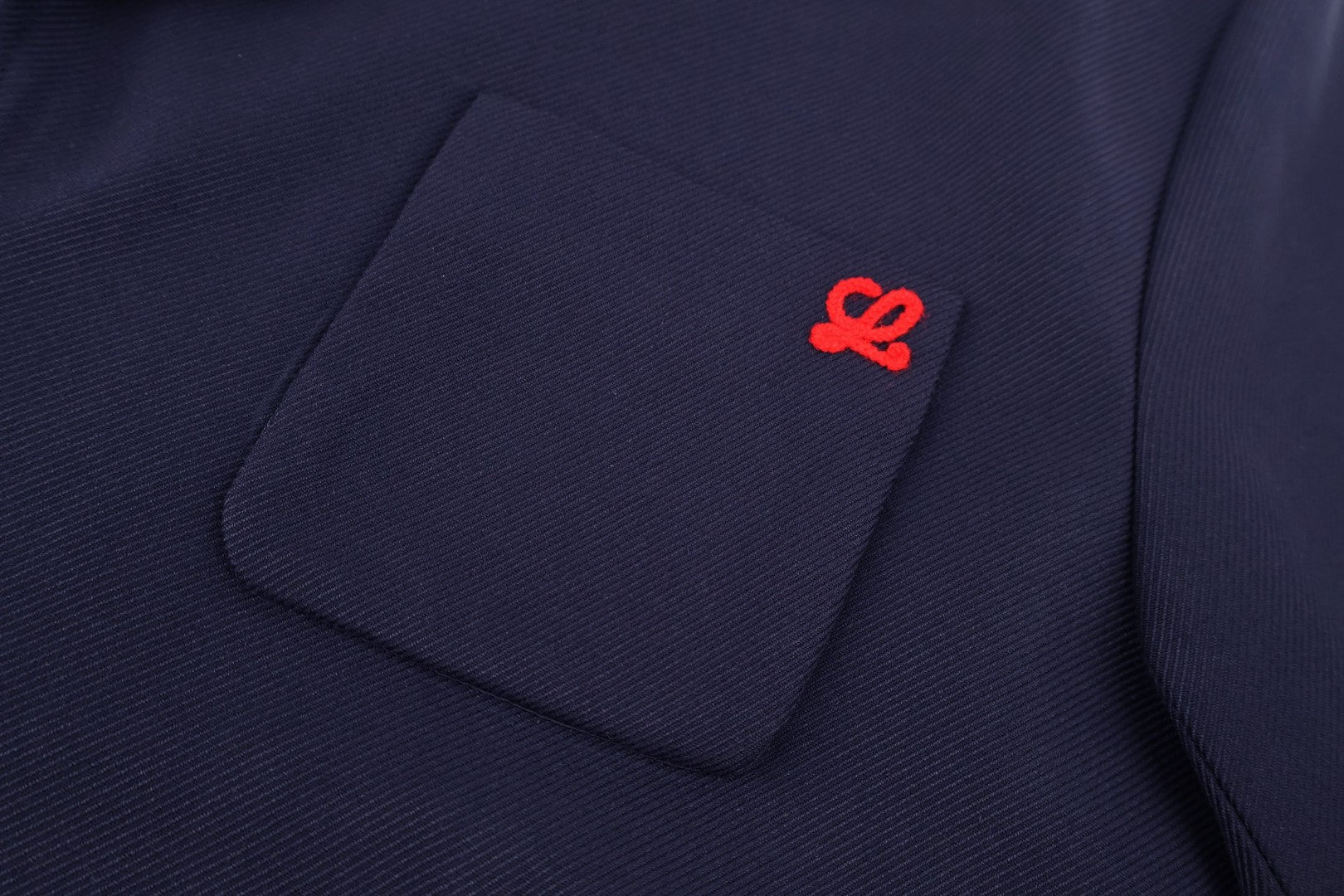 LOEWE 罗意威 羊毛西装外套 夹克 长袖 海军蓝 B5 H526Y07W33-5190