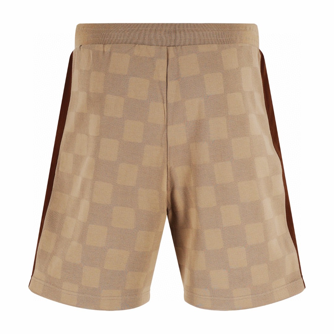 LOUIS VUITTON 路易威登 LV Nigo联名款 拼接撞色松紧腰短裤 休闲裤 五分裤 裤子 A7 1AIML5