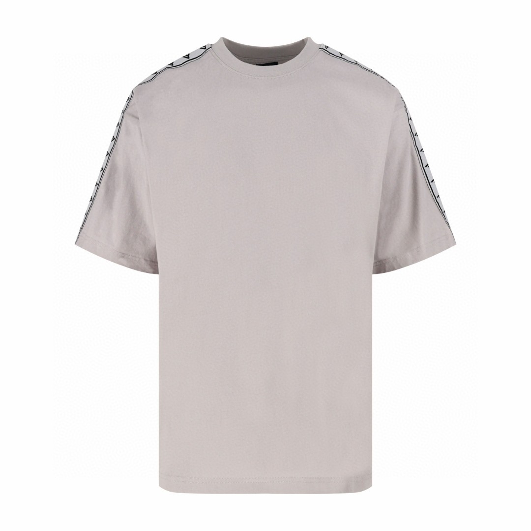 Balenciaga 巴黎世家 做旧串标织带短袖 T恤 圆领 夏季 A2