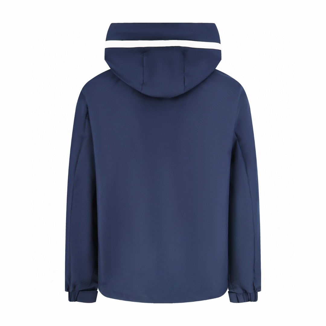 Moncler 蒙口 功能户外连帽冲锋衣 夹克 外套 白色 蓝色 B5 H10911A00050549ML040