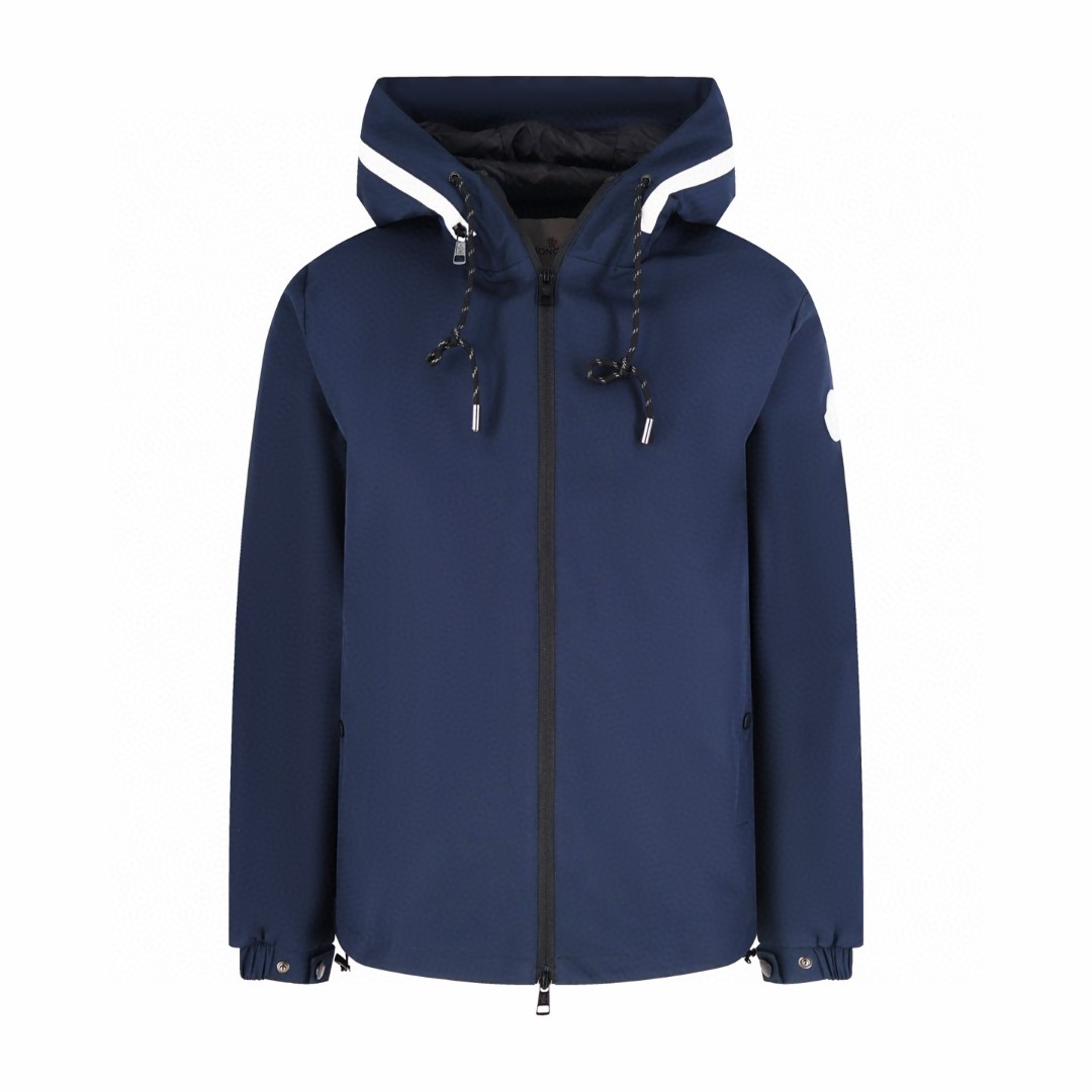 Moncler 蒙口 功能户外连帽冲锋衣 夹克 外套 白色 蓝色 B5 H10911A00050549ML040