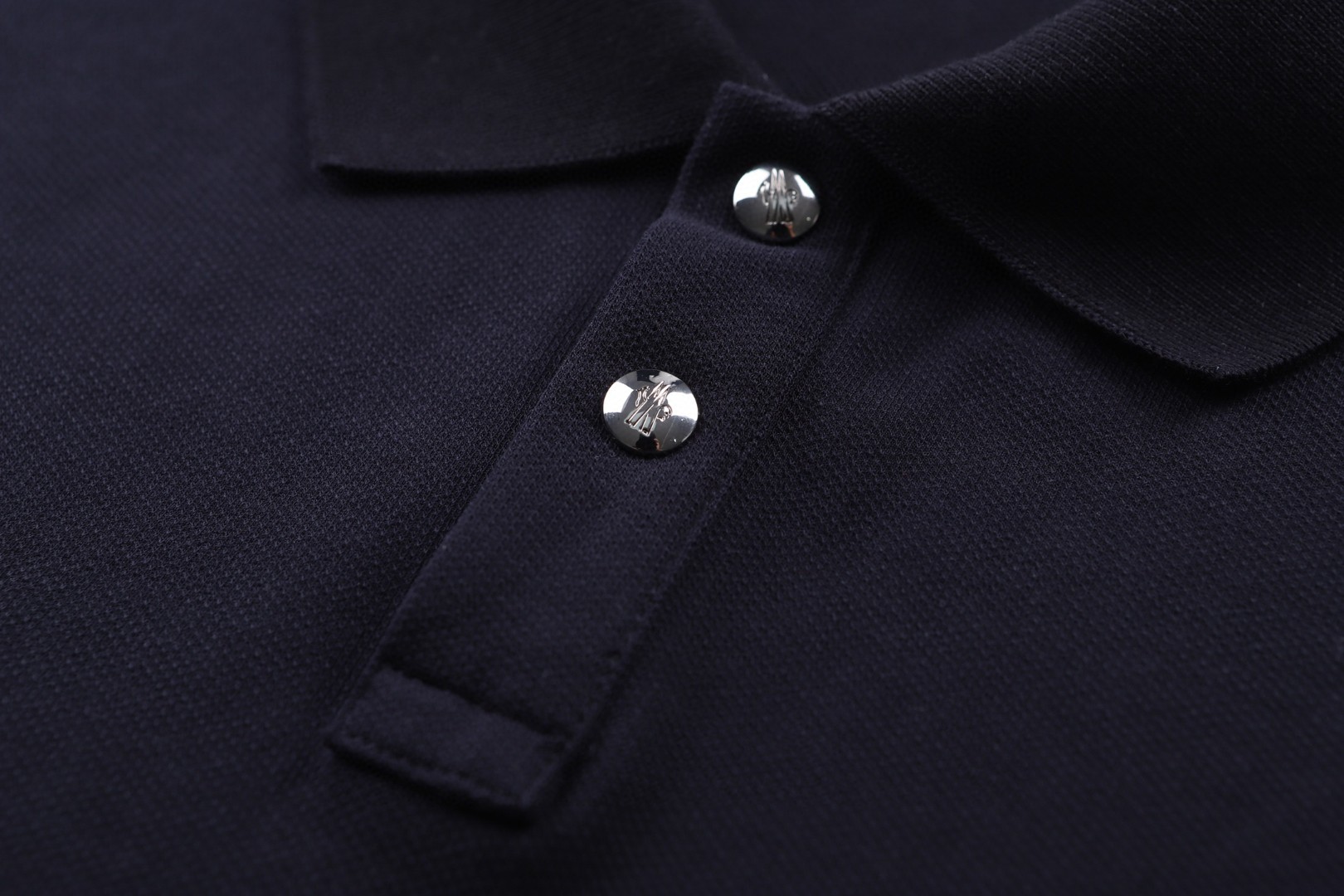 Moncler 蒙口 标识贴片棉质珠地Polo衫 短袖 T恤 夏季 白色 蓝色 A2 I20918A0001484556032