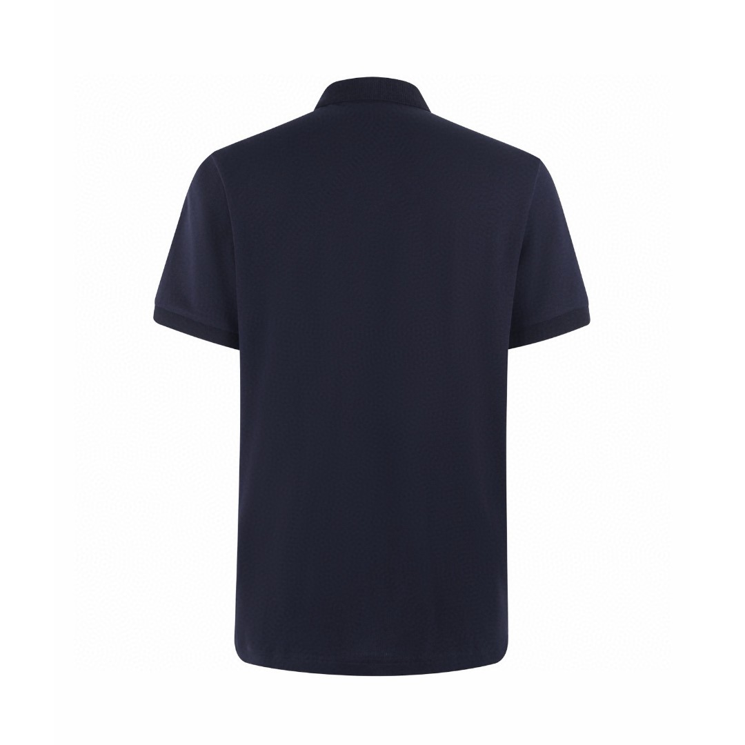 Moncler 蒙口 标识贴片棉质珠地Polo衫 短袖 T恤 夏季 白色 蓝色 A2 I20918A0001484556032