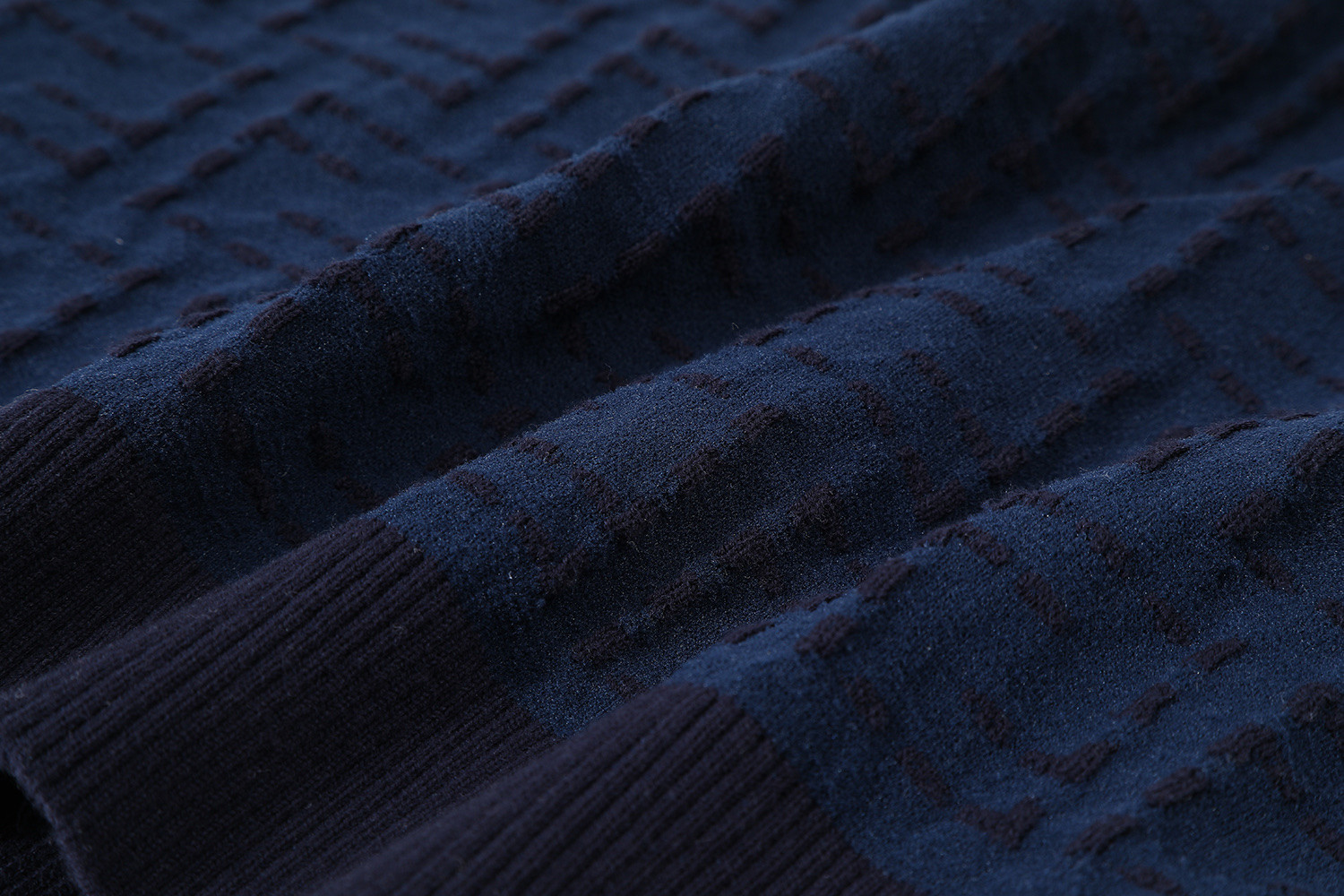 FENDI 芬迪 双F针织短袖 T恤 夏款 白色 蓝色 A5 FZX051AU7OF0ZNZ