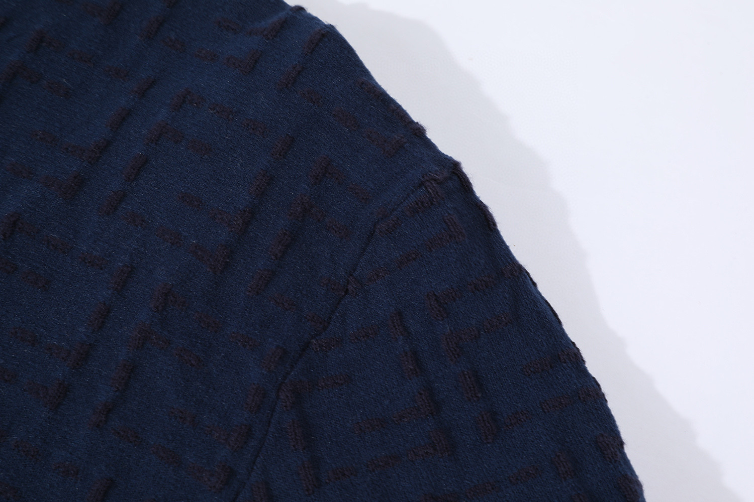 FENDI 芬迪 双F针织短袖 T恤 夏款 白色 蓝色 A5 FZX051AU7OF0ZNZ