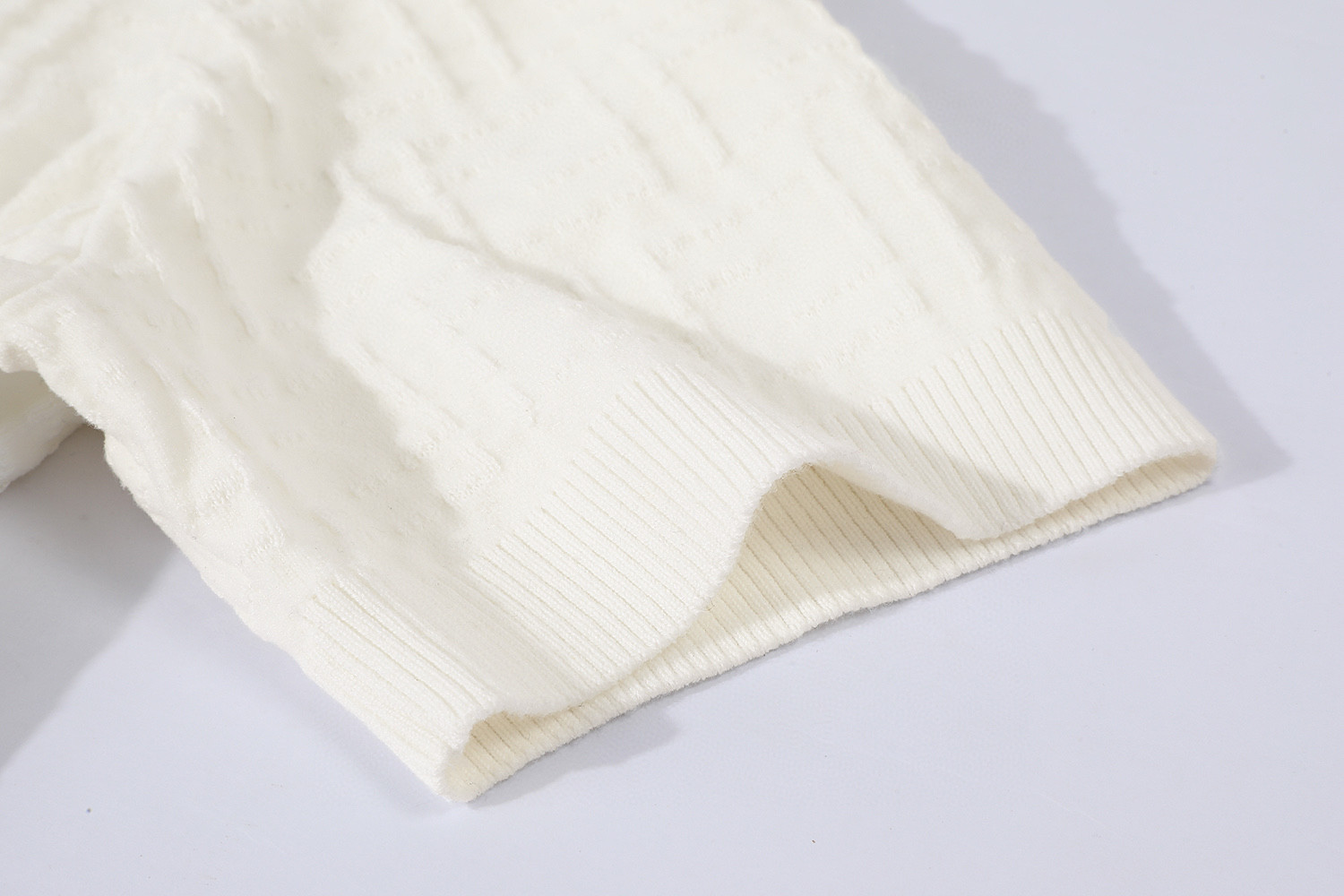 FENDI 芬迪 双F针织短袖 T恤 夏款 白色 蓝色 A5 FZX051AU7OF0ZNZ