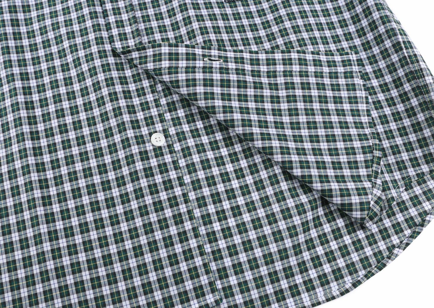 CELINE 赛琳 格子棉府绸刺绣logo衬衫 外套 长袖 B0 RC0AZ1393-GDL5